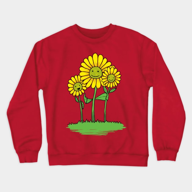 Flower Buds Crewneck Sweatshirt by kevsamp